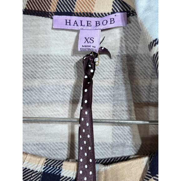 Hale Bob Plaid Pajama Set / Sleepwear, Women's Size XS, - Picture 6 of 8